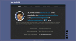 Desktop Screenshot of martinkalis.com